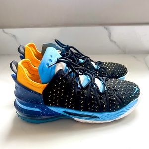 Nike Lebron 18 Lakers Heritage 6Y Sneaker CW2770-006